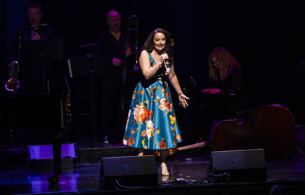 Niki Scalera performs during the 20th anniversary of The Composers Showcase at Reynolds Hall at ...