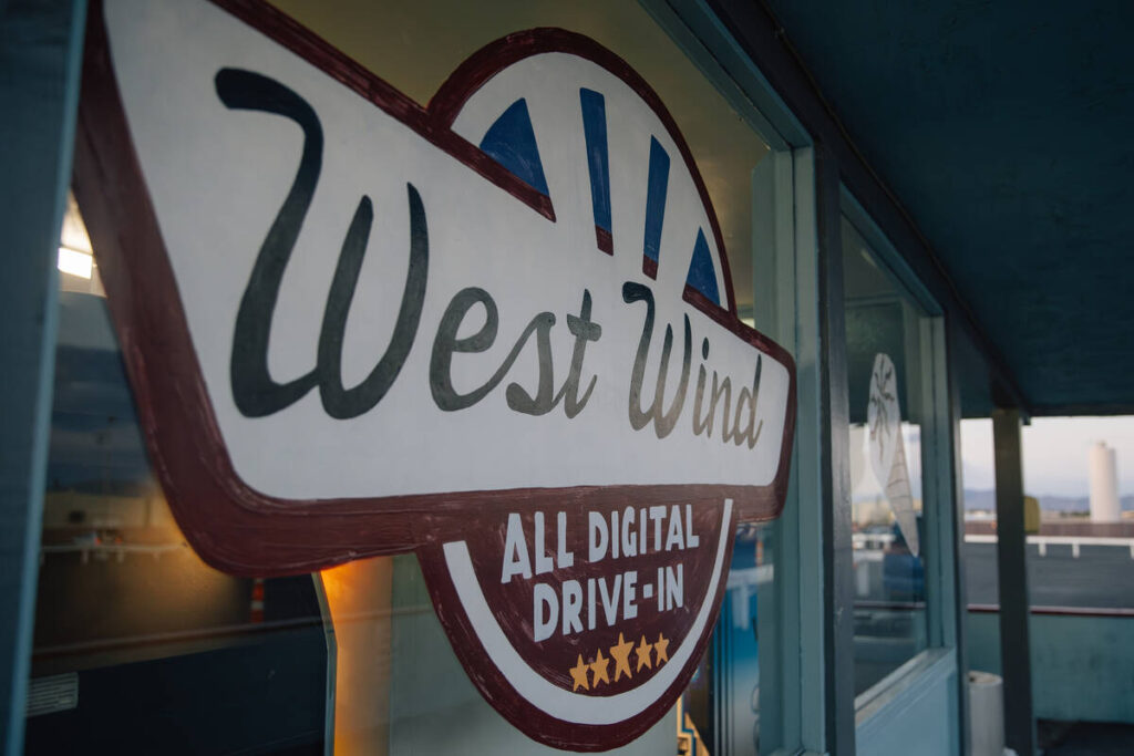 The West Wind Drive-In Friday, April 24, 2026, in Las Vegas. (Madeline Carter/Las Vegas-Review- ...