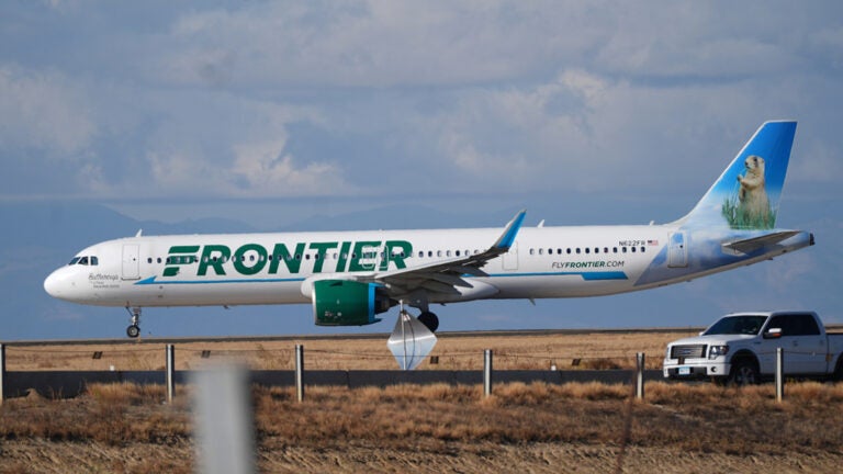 Pedestrian dies after being hit by Frontier Airlines plane that was taking off at Denver airport