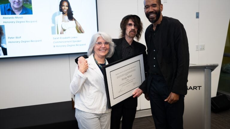 Peter Wolf talks about receiving his honorary doctorate