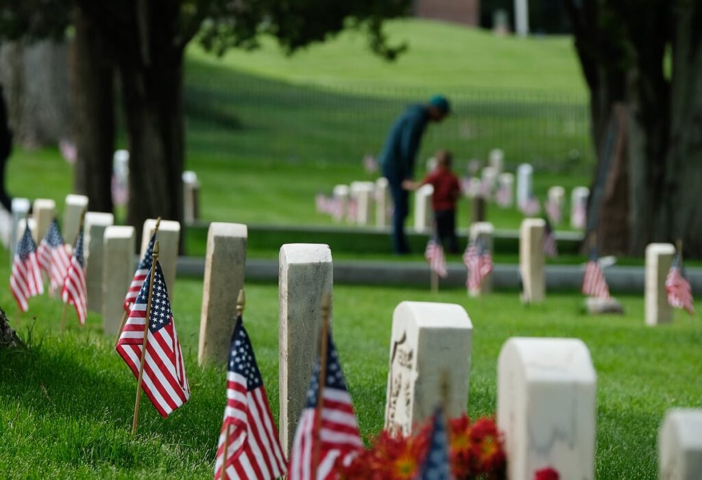 We have as great a responsibility to America as those lying under the earth with flags on their graves