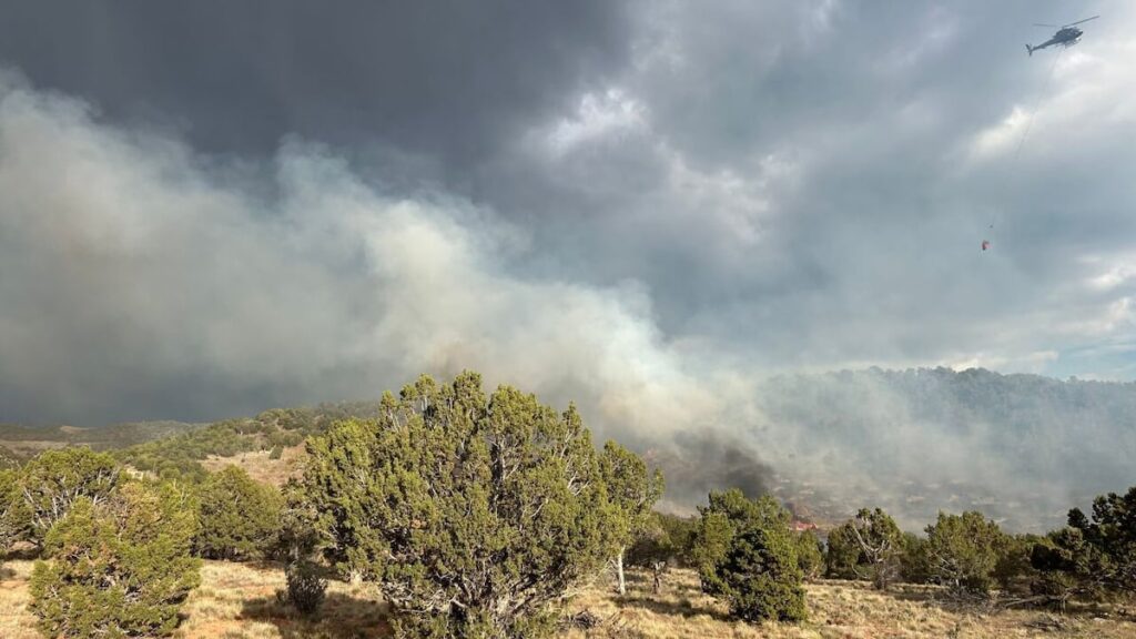 Wildfire in Utah's Iron County forces evacuations