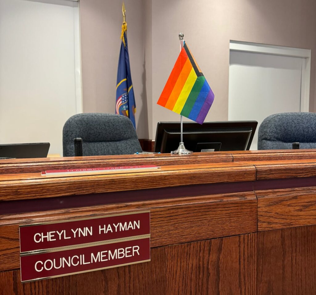 Centerville council member says she'll go to court to keep pride flag on dais