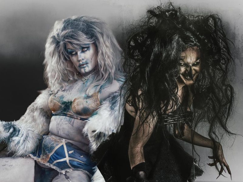 Dragula uglies Abhora and Priscilla Chambers kick off White Trash Bash at Conduit Saturday