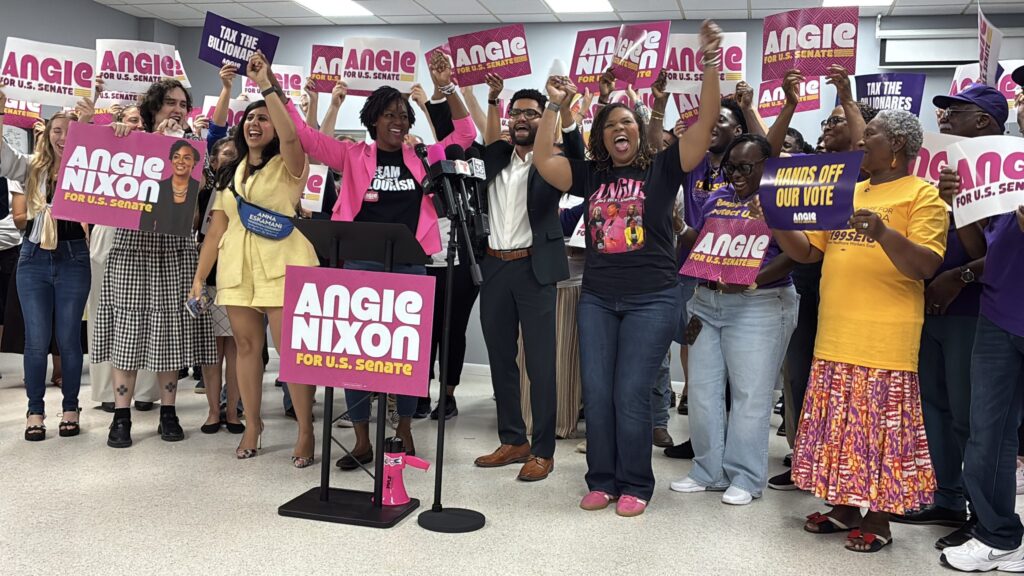 Frost, Eskamani endorse progressive Angie Nixon for U.S. Senate