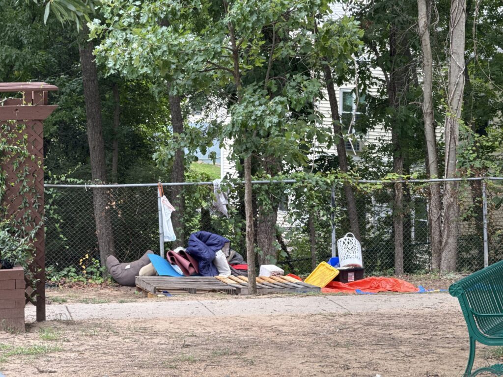 Residents move from Oakwood Park encampment into hotels