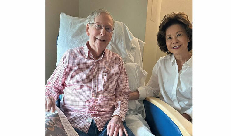 Mitch McConnell says he is unable to return to U.S. Senate yet