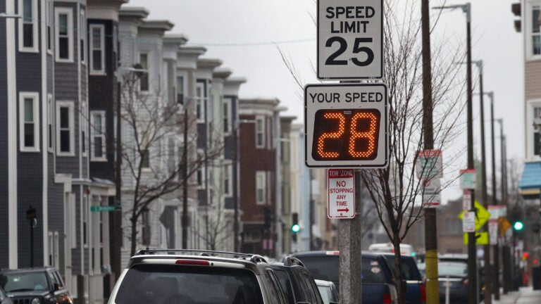 New speed boards installed across Mass. to curb speeding cyclists, drivers