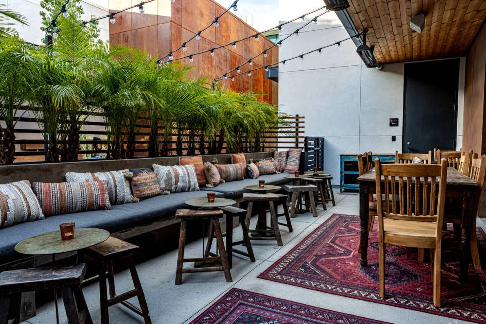 The patio of Todo Bien is seen in this undated photo. The Mexican-inspired bar features tiki cl ...