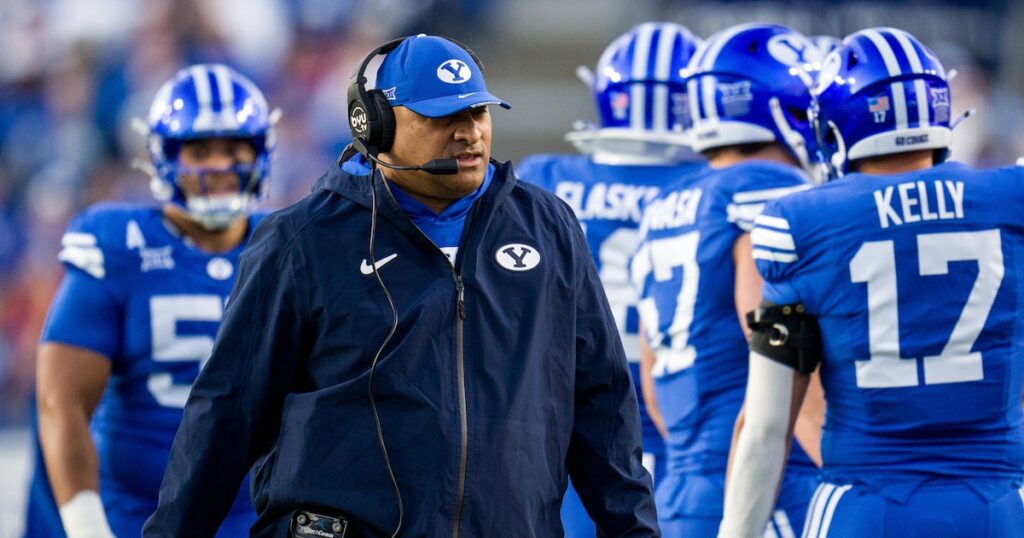 What Kalani Sitake said about BYU's resources and his relationship with AD Brian Santiago
