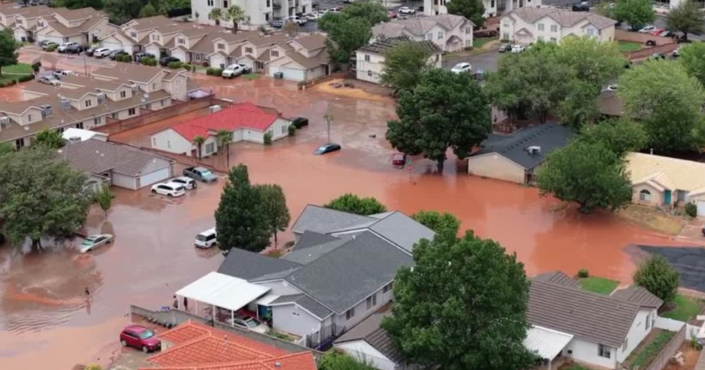 Storm brings flooded streets, muddy roads to Zion National Park neighborhoods