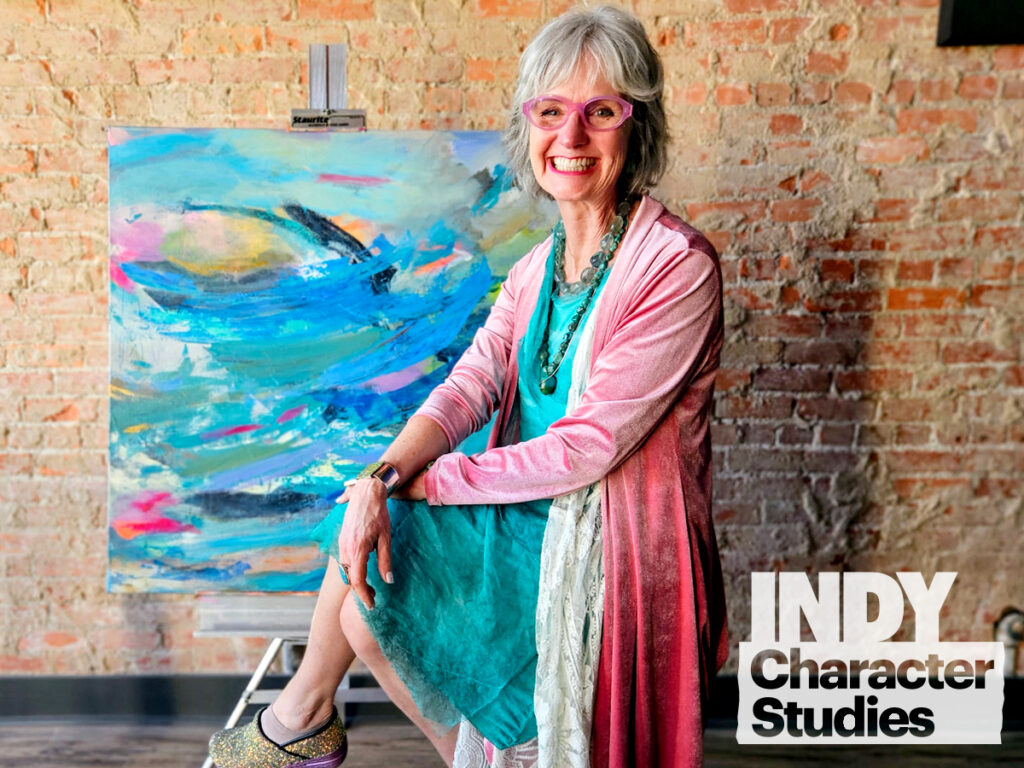 Tiki McIntyre, the Cary Artist Who Channels Spirit Guides To Paint