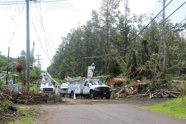 Hawaiian Electric warns possible power outages from Lala could last days
