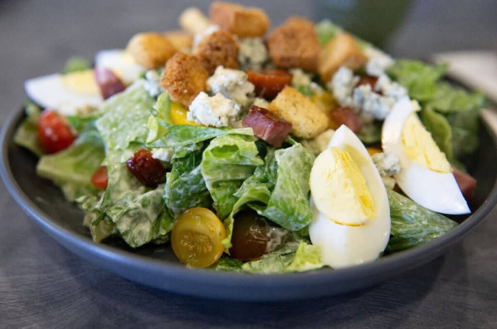 A Farmhouse Cobb salad Mama Tess's Artisan Kitchen in the Southern Highlands area of Las Vegas ...