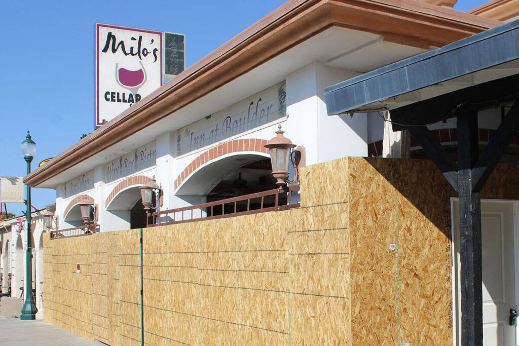 Renovations have started on the former Milo’s, which will soon be Nora’s Lakeside. (Ron Ela ...