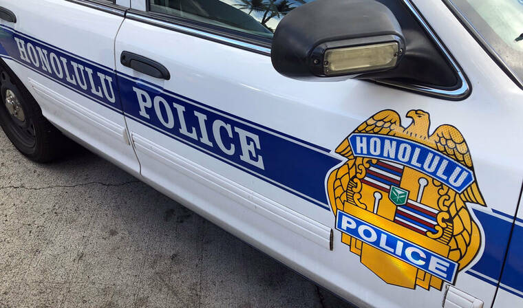 Stolen box truck crashes into 3 vehicles, wall in Moanalua
