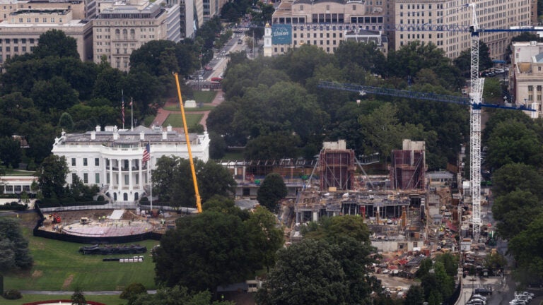 Supreme Court's chief justice allows work on Trump’s $400M White House ballroom to continue for now