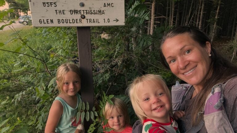 This mom didn’t just hike all 48 of N.H.’s 4,000-foot peaks. She did it along with her three young kids.
