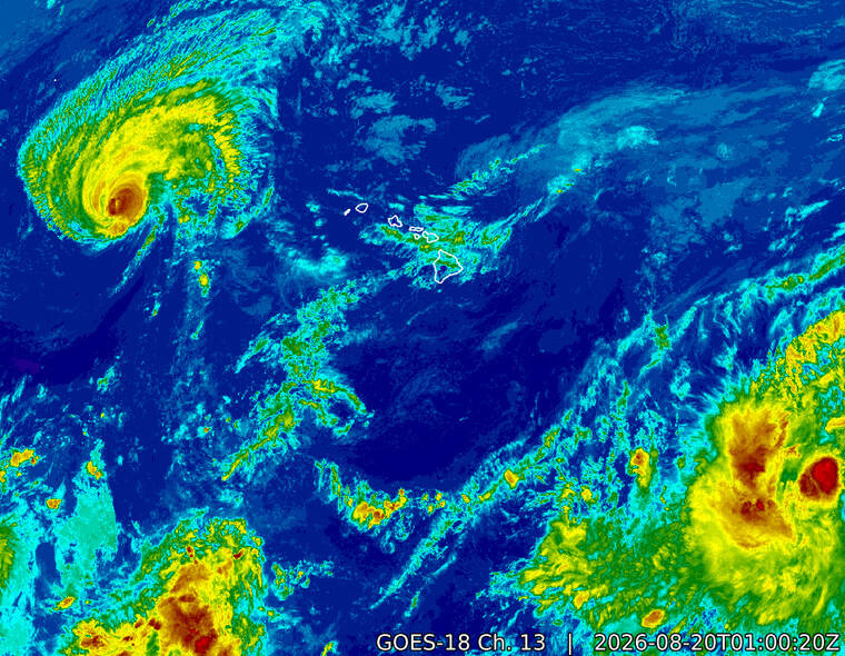 Tropical cyclone likely to develop soon southeast of Hawaii