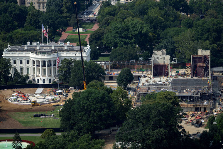 Trump asks Supreme Court to allow White House ballroom construction to continue