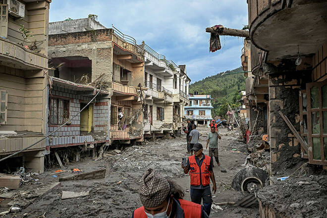 ‘Immense’ devastation as Nepal searches for 2,400 missing in floods