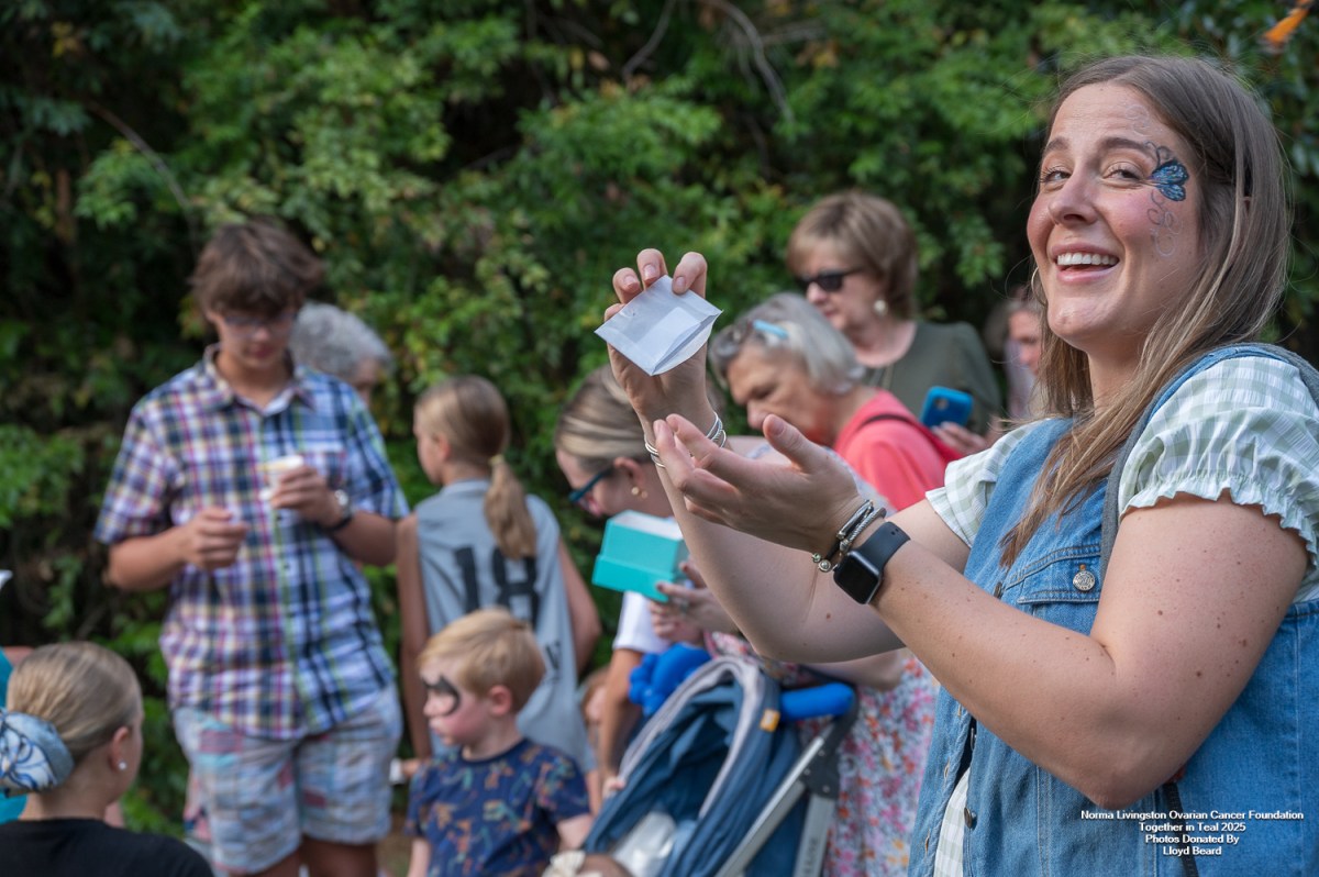 See 400+ butterflies released on Sunday, Sept 13—find out how to join this important cause 2 people participating in butterfly release