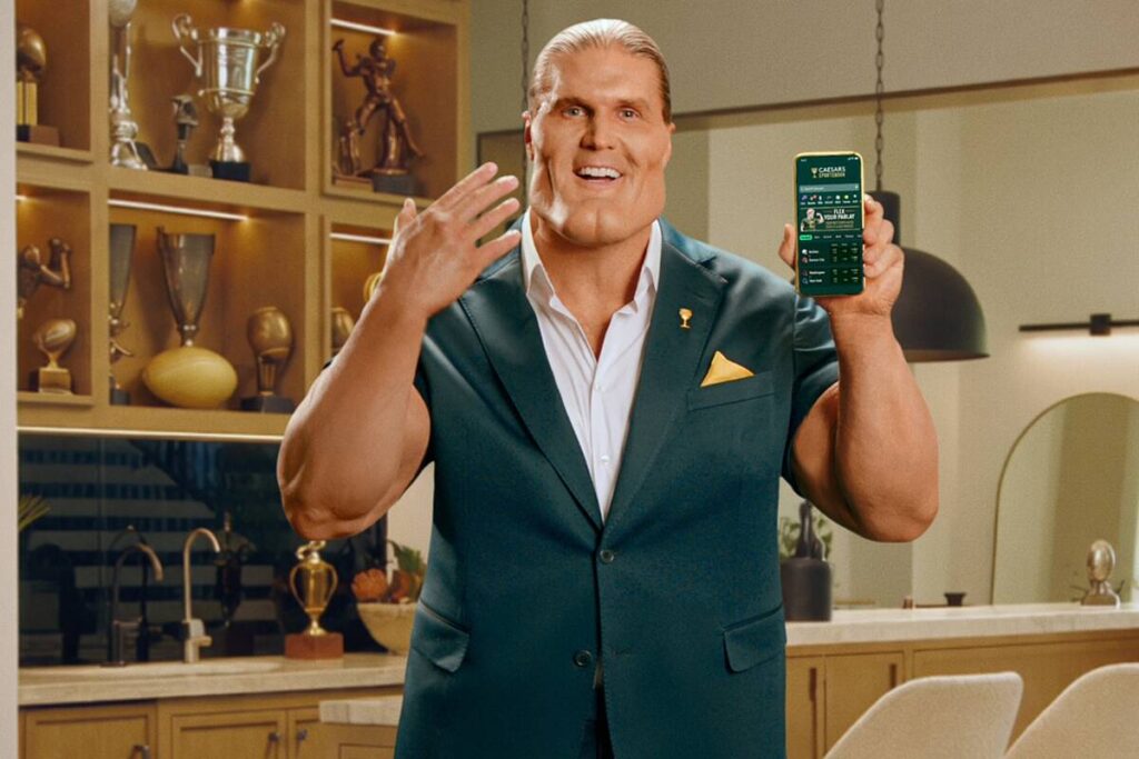 Ex-NFL linebacker Clay Matthews is featured in Caesars Sportsbooks' "We've Had Some Work Done" ...