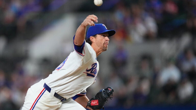 Jacob deGrom strikes out 8 to lead Rangers over Red Sox 4-2