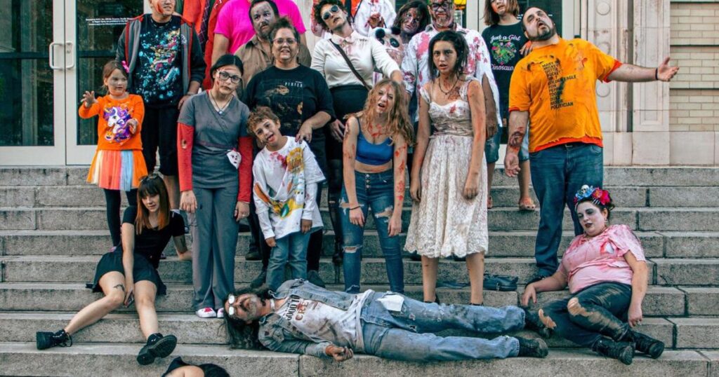 Foundry Theater hosts 3rd annual Zombie Walk, 'Night Of The Living Dead' film screening