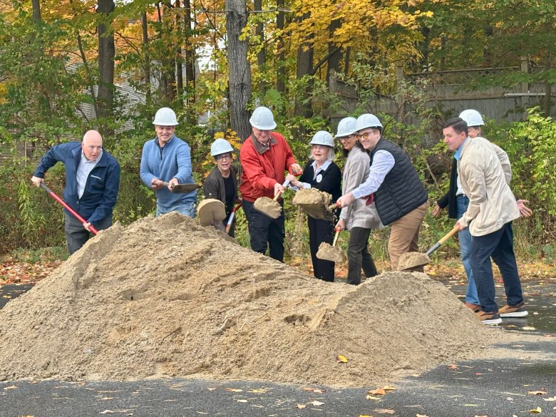 Yarmouth breaks ground on 18 affordable housing units behind town hall