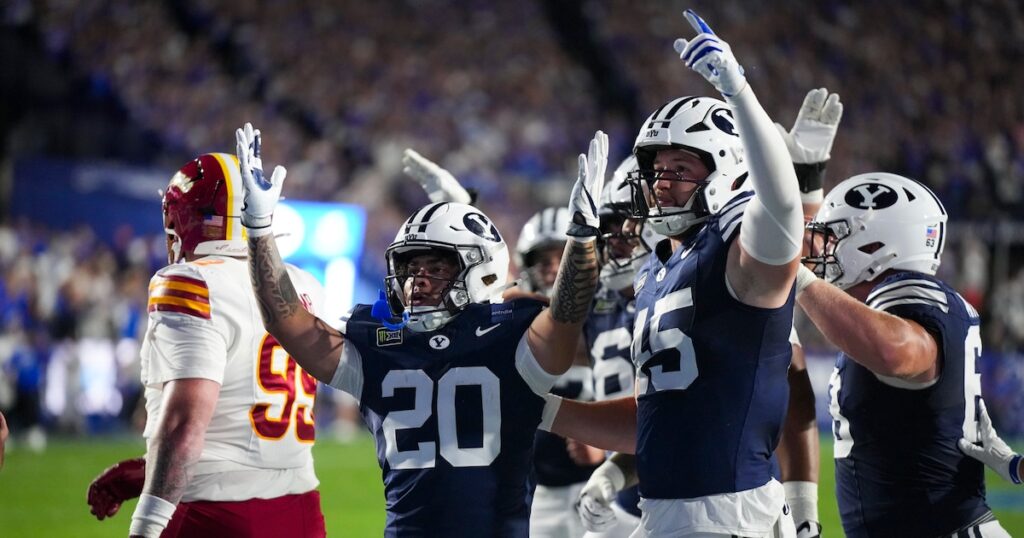 Where did BYU and Utah land in the AP Top 25?