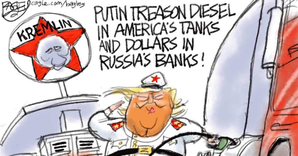 Bagley Cartoon: Treason Diesel - The Salt Lake Tribune