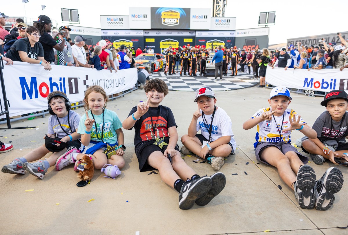 Pit access at Talladega NASCAR race