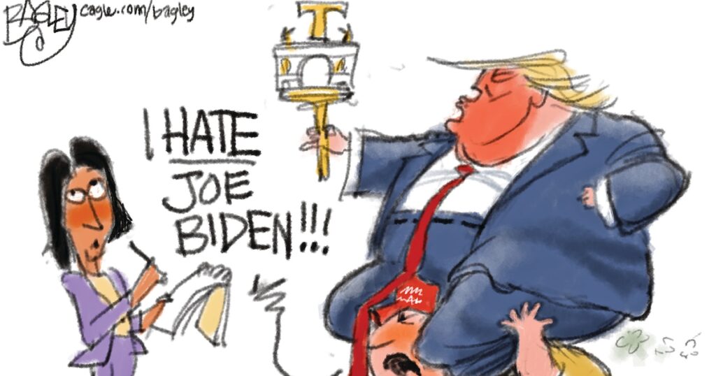 Bagley Cartoon: Beast of Biden