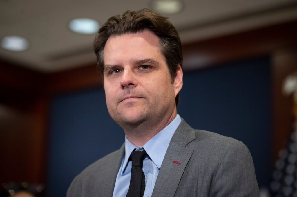 Ex-Florida congressman Matt Gaetz accused of sex trafficking in new lawsuit