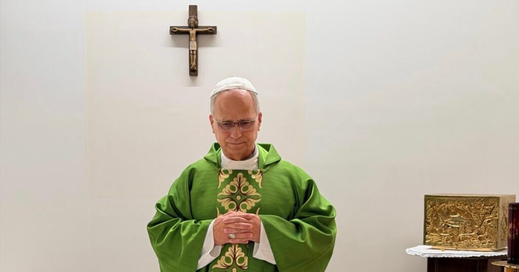 Pope Leo, pictured for first time since surgery, calls Putin