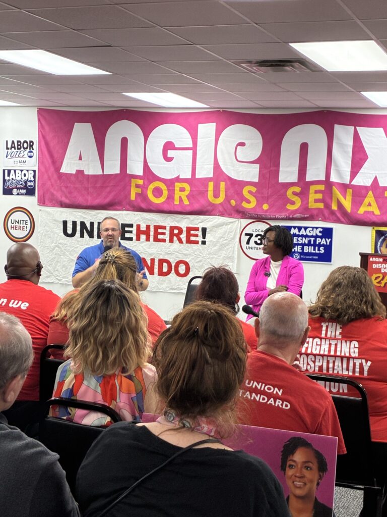 Angie Nixon holds town hall with Disney World workers