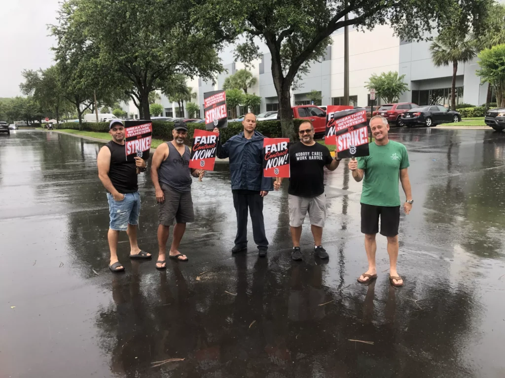 Breakthru Beverage delivery drivers in Orlando beat union-busting effort