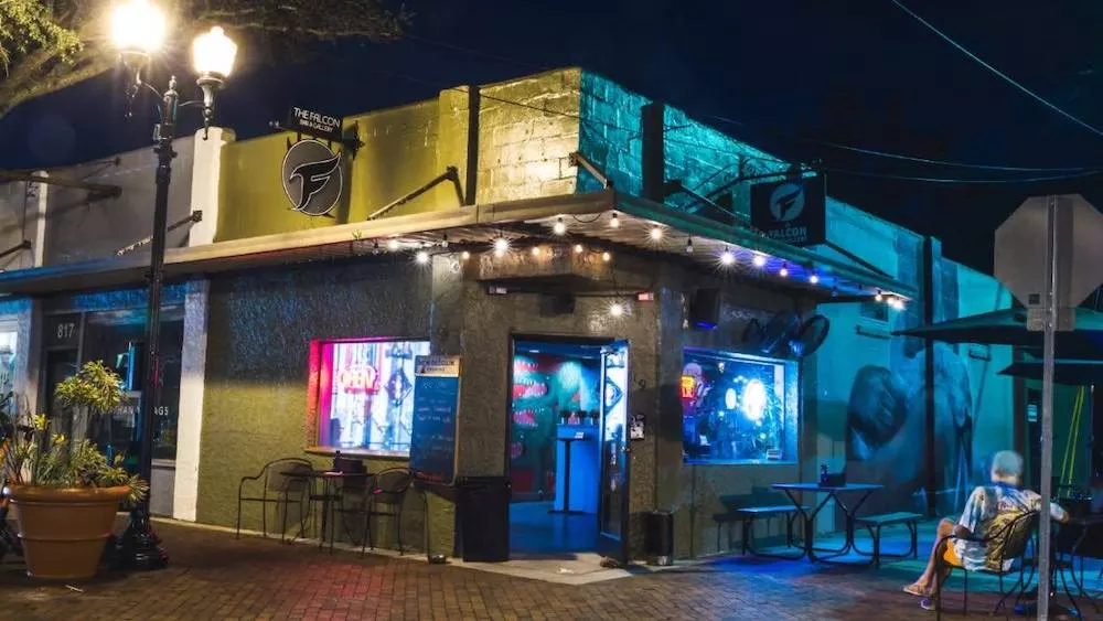The Falcon wants you to stay 'forever and ever' at anniversary art show