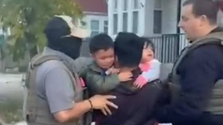 Video shows ICE agents attempt to detain father in Providence